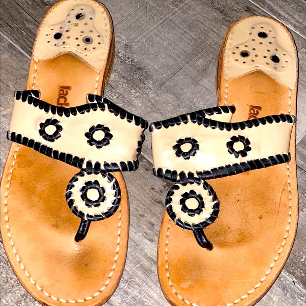 Jack Rogers Leather Sandals -Size 7